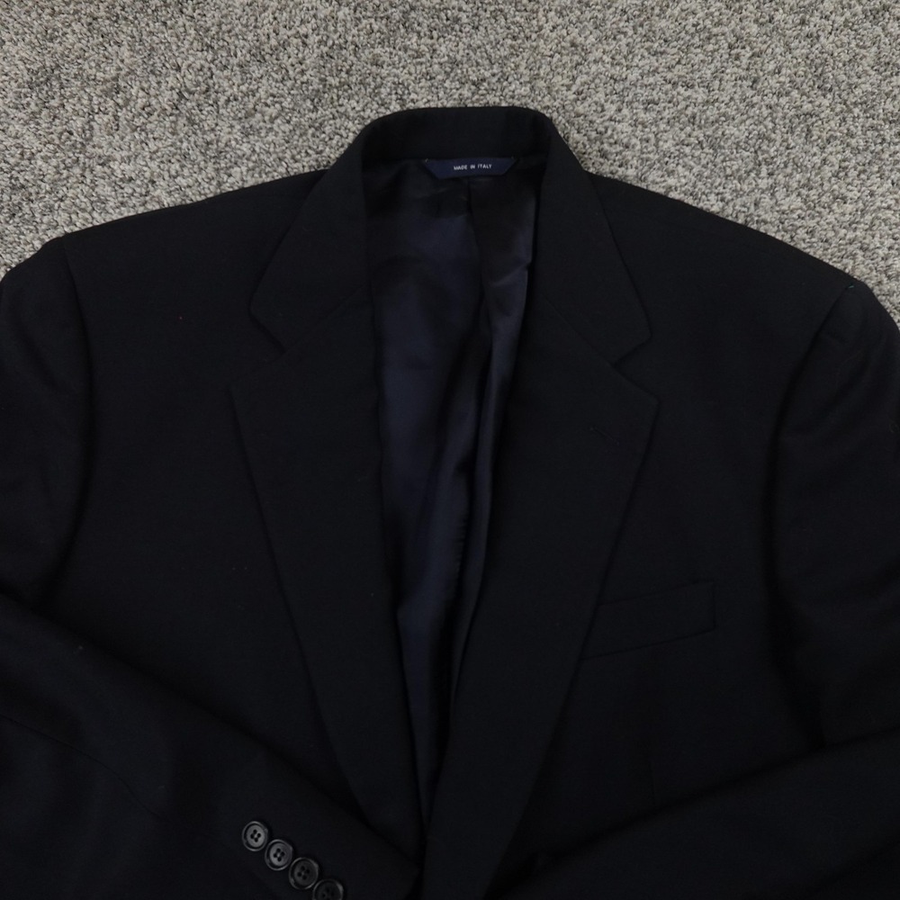 Brooks Brothers Blazer Mens 41R Blue Wool Cashmere Italy Sport Coat Suit Jacket